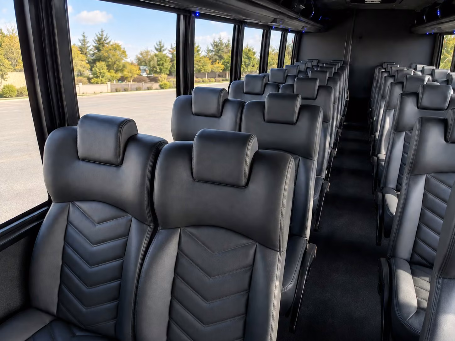 20 passenger minibus inside