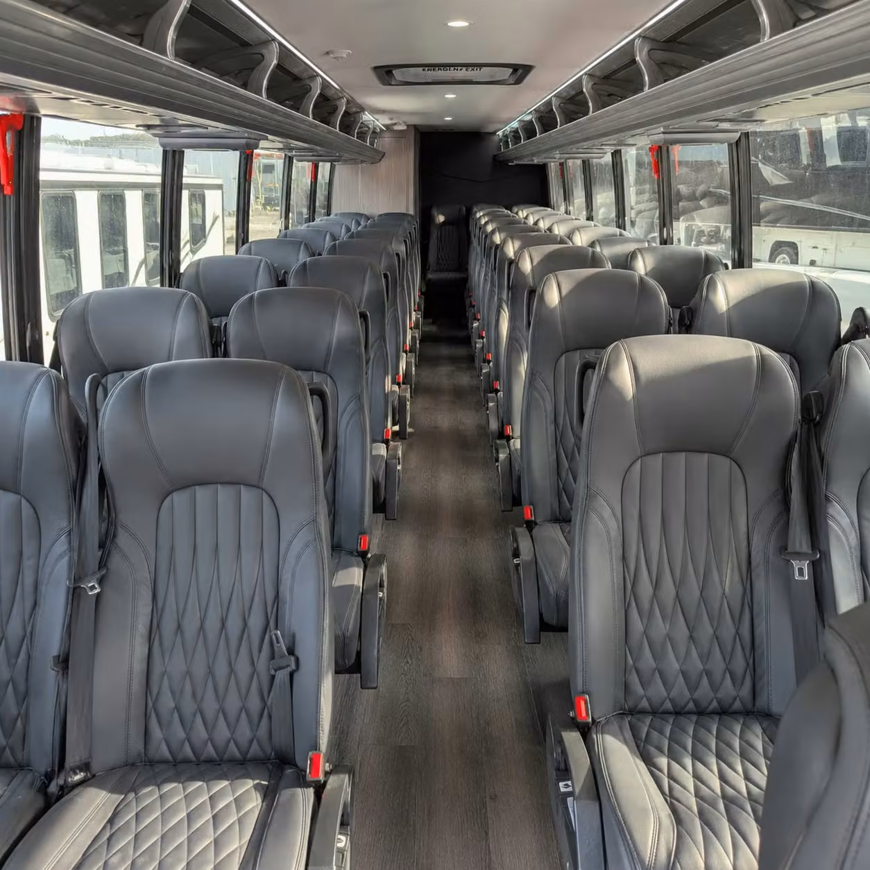 28 passenger minibus interior