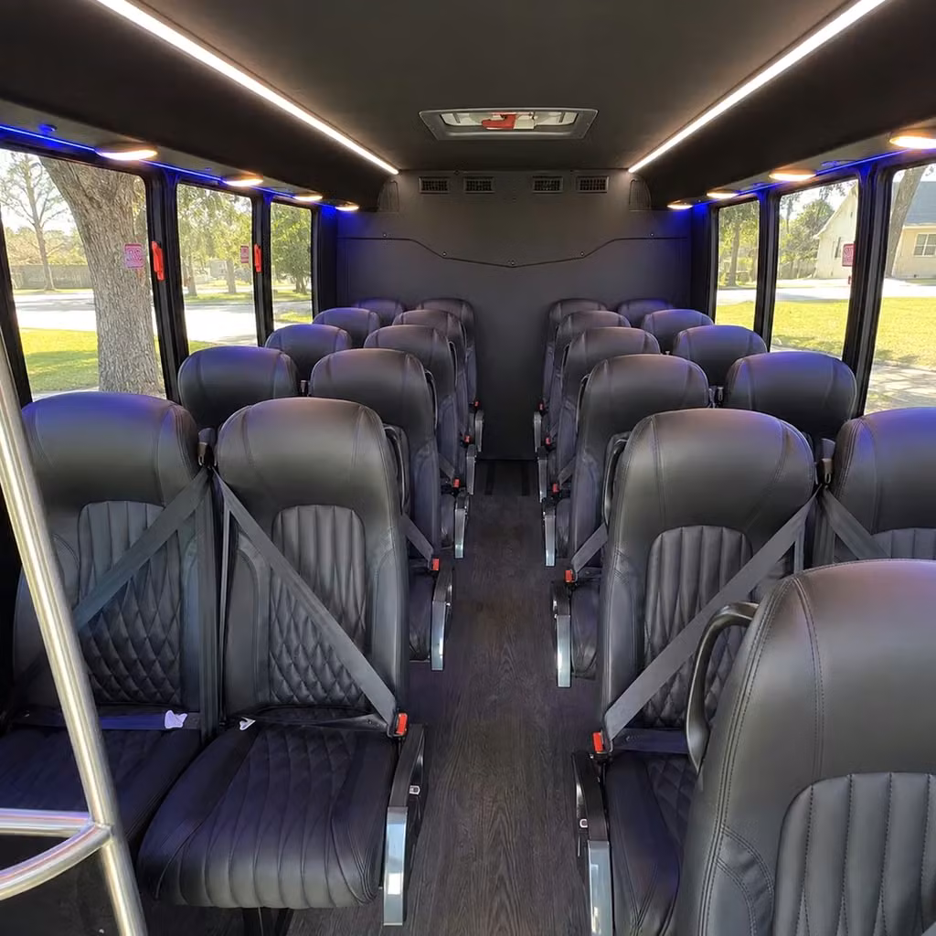 30 passenger minibus inside