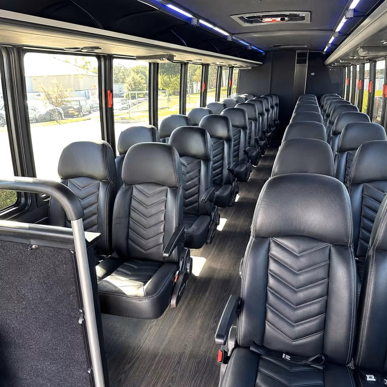35 passenger minibus interior