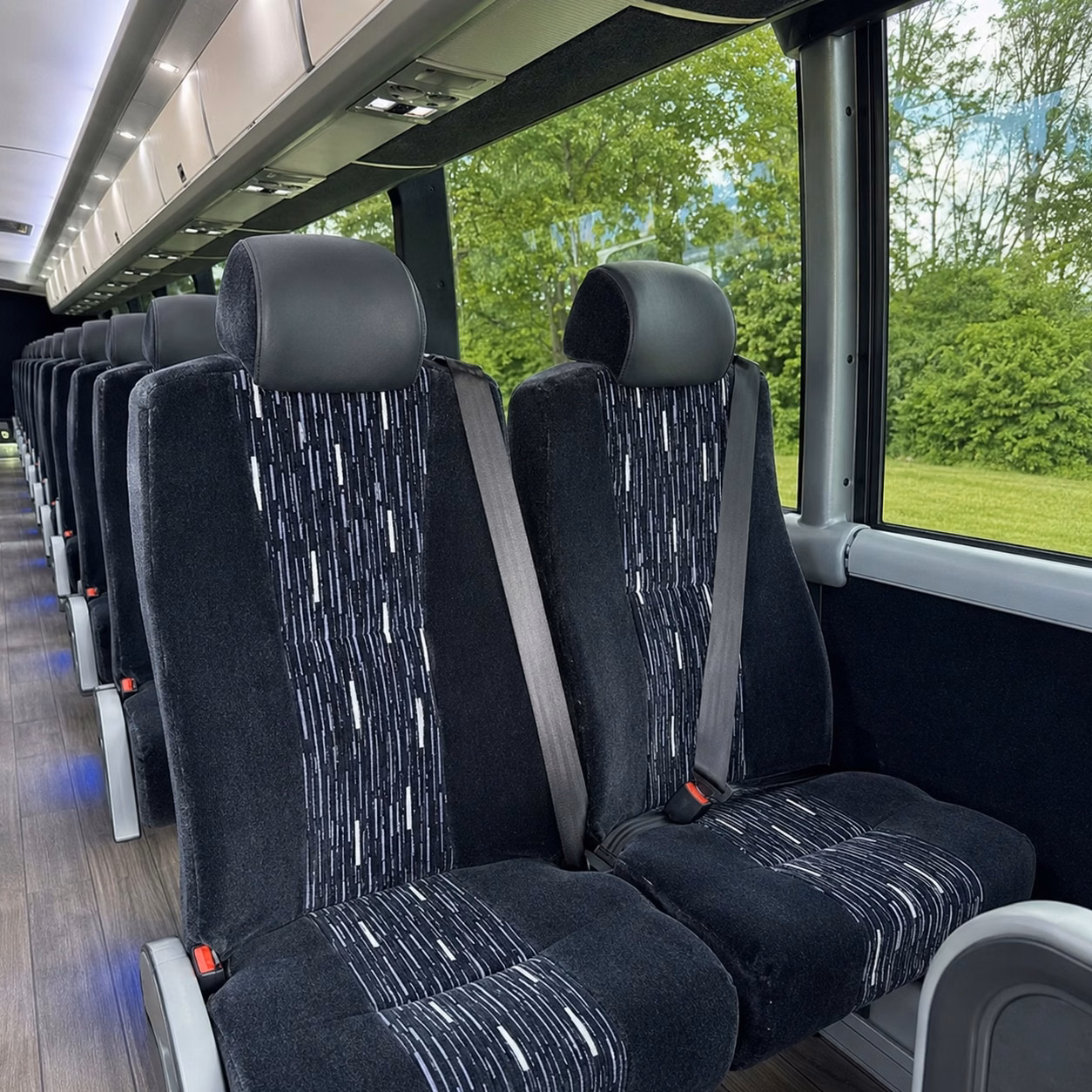 killeen charter bus rental interior