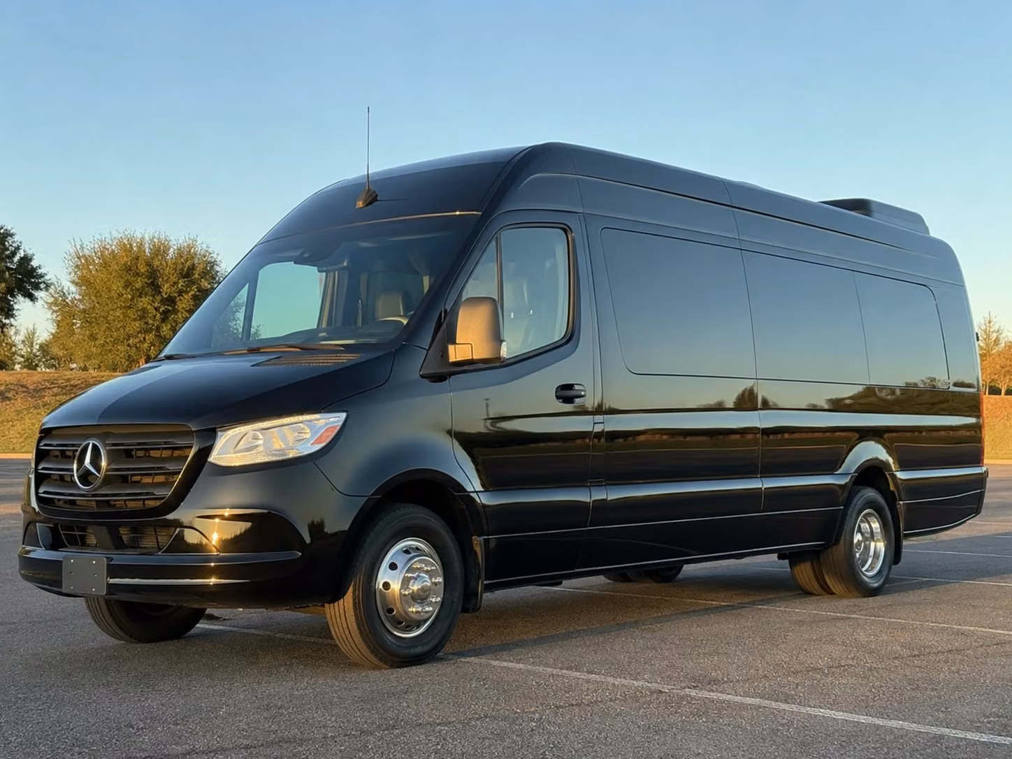 sprinter van with driver
